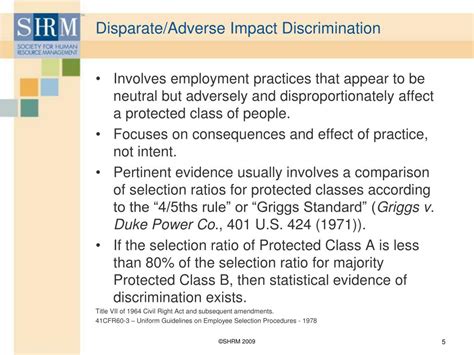 adverse impact discrimination testing|adverse impact theory of discrimination.